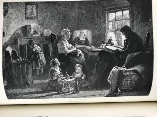 31*24cm！1884年 艺术杂志 数百幅插图 真皮精装大16开 商品图7