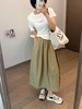 553 轻量复合防晒松紧腰A字宽松百搭工装半身裙 PJ978 商品缩略图1