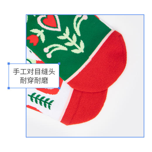 woven pear原创潮袜女中筒袜ins潮个性甜美雪花柔软透气女生长袜 商品图6