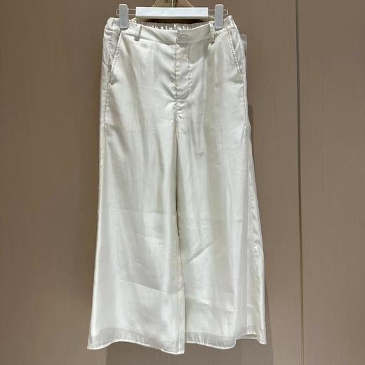 【线上专属】阔腿裤（24709025-凝脂） 商品图0