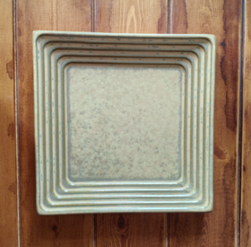 步步高升盘 麦白色 10寸