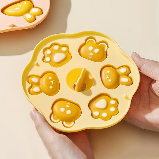 摩登主妇宝宝辅食蛋糕模具婴儿食品级胶硅烘焙工具耐高温蒸糕磨具 商品图0