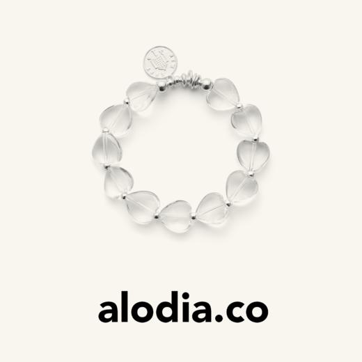 【郑合惠子同款】alodia.co 品牌直发 纯净心语白水晶手链 925银设计款手串 商品图0