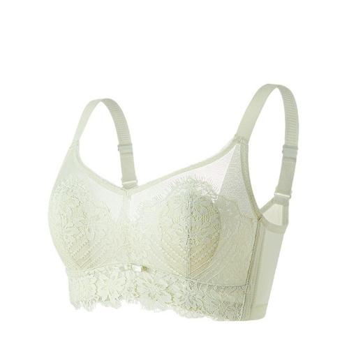 QC-W6210*  内衣女薄款夏季大胸显小胸文胸无钢圈兔耳朵超薄聚拢收副乳防下垂（单件） 商品图4