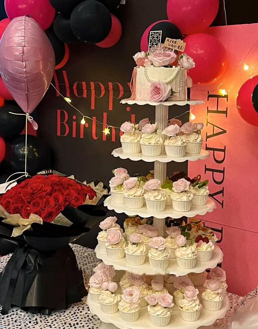 庆典丨多层圆形定制蛋糕（婚礼、纪念日、成人礼、周岁满月、祝寿等） 商品图11