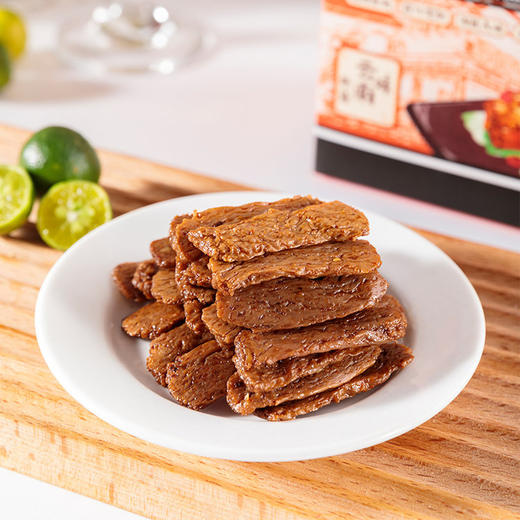 比肉还好吃！【手撕素肉】柔韧适中，肉感十足，越嚼越香，高蛋白低脂肪小食，配料干净，不添加香精、色素、防腐剂 商品图0