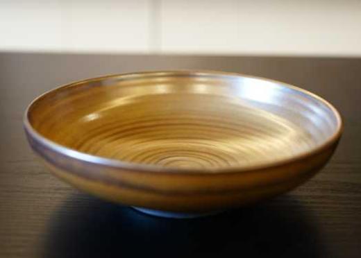 炽黑圆足深盘 9.5寸 商品图0