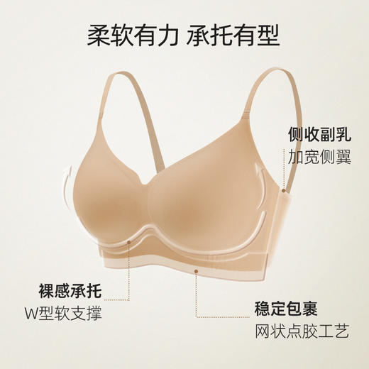 【E】【5天发货】幸棉·隐形无痕粉底液内衣(赫本领) 商品图4