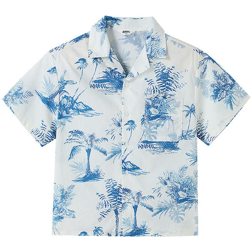 【实体店同款】男童翻领短袖上衣夏季新款安奈儿童装AB521649 商品图6