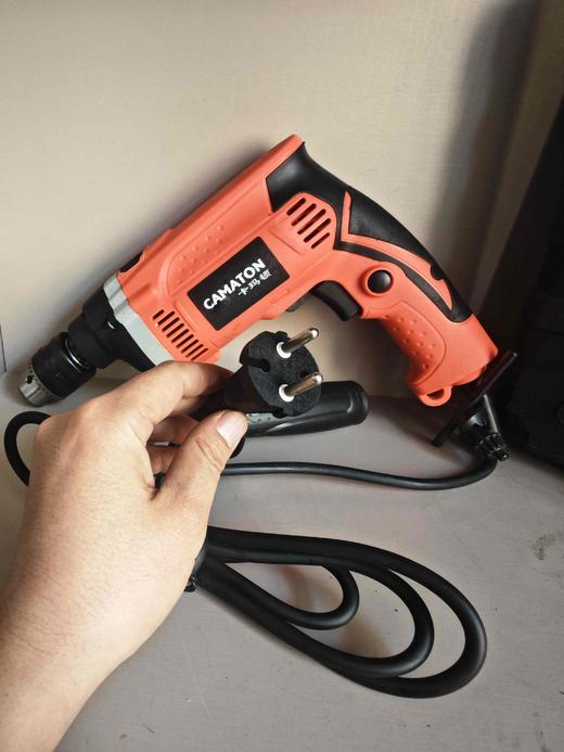 【货号04212】卡玛顿13毫米冲击钻750瓦大功率冲击电钻13MM钻夹头塑料盒包装 商品图3