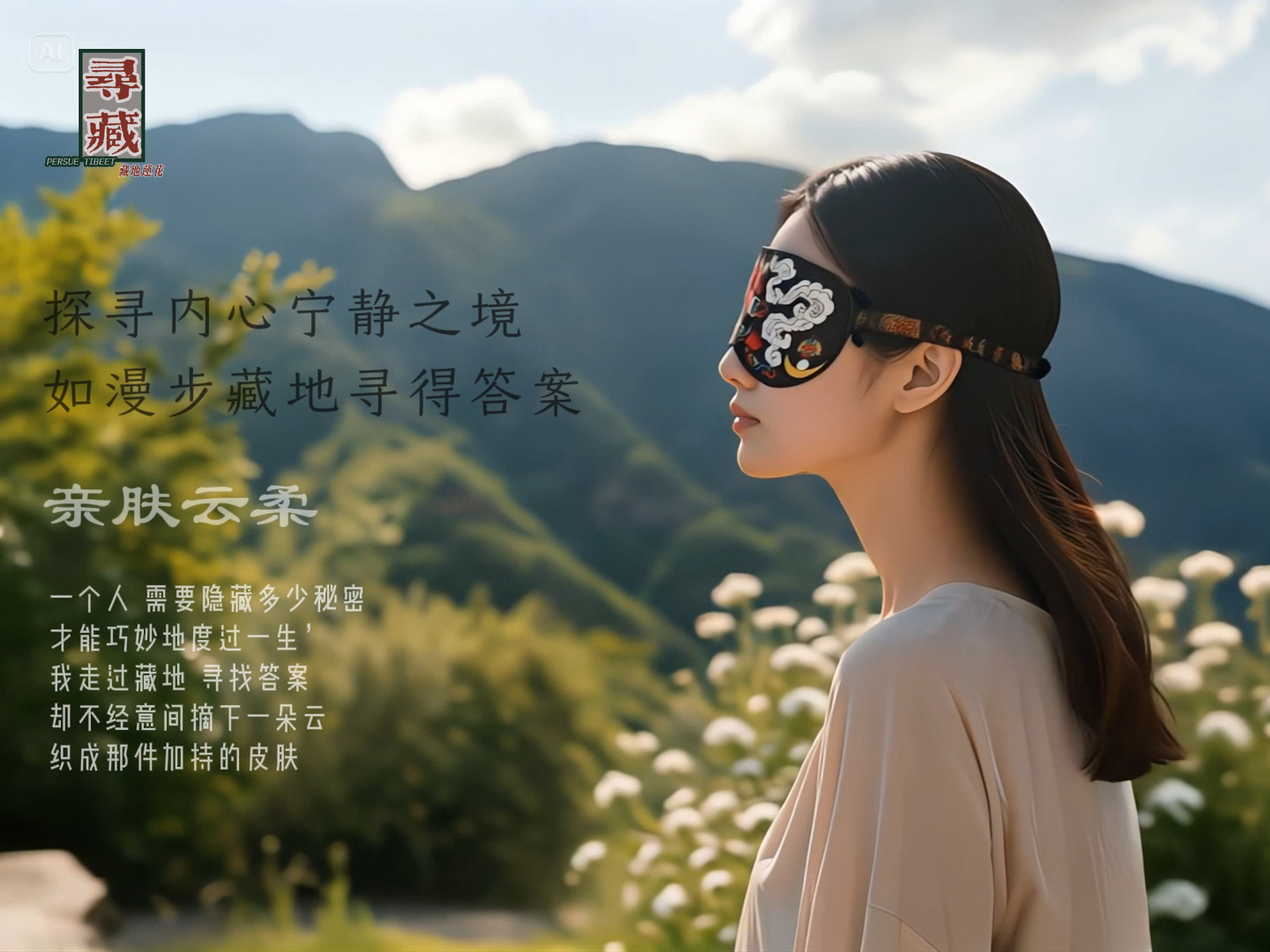 【藏地莲花文创】寻藏·真丝眼罩-藏潮旅行系列