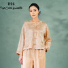 郭培成衣品牌精品系列粉黛婉婉桑蚕丝国风薄外套 商品缩略图0