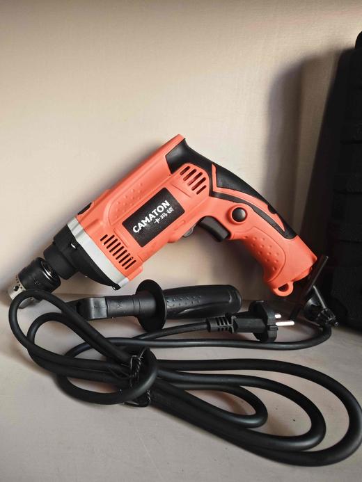 【货号04212】卡玛顿13毫米冲击钻750瓦大功率冲击电钻13MM钻夹头塑料盒包装 商品图0