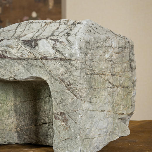 清	石雕庑殿顶佛龛 商品图4