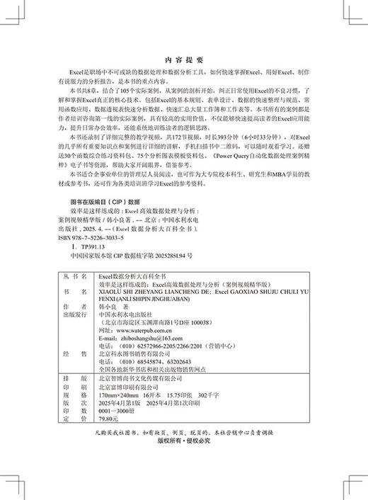 效率是这样练成的：Excel高效数据处理与分析（案例视频精华版） 商品图2
