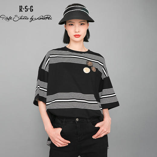 RSG郭培成衣品牌时尚钉珠大帽檐透气度假遮阳帽 商品图3