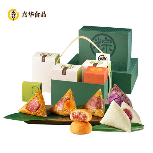 嘉华鲜花饼  浓情礼盒端午粽子 1470g 商品图9