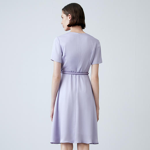 EITIE爱特爱夏季新款气质翻领通勤显瘦百搭连衣裙7807524 商品图4