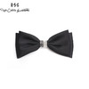 RSG郭培成衣品牌法式缎面黑色大号蝴蝶结发夹顶夹 商品缩略图0