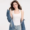 内茵带胸垫方领背心|双C线显瘦显腰细，单穿内搭都好看 商品缩略图3