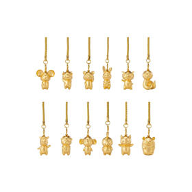 朱炳仁铜 小挂件 招财挂饰包包配饰铜钱袋生日礼物