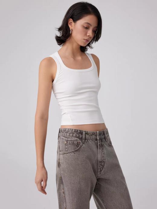 Simple Project/Y2571/女款汤匙领背心 商品图4