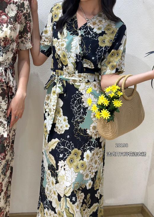 74L20198#法式开叉连衣裙 商品图2