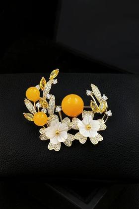 ESTACIA 精致花朵优雅配饰胸针 21717