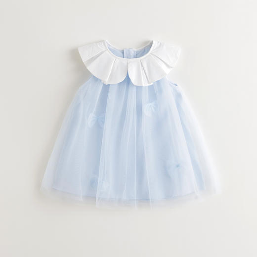 马克珍妮女童梦幻夏日网纱蝴蝶连衣裙宝宝裙子2025夏装新款550878 商品图2