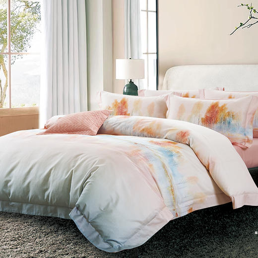 鑫缘 长绒棉数码印花四件套  DMJ7418-20 商品图0