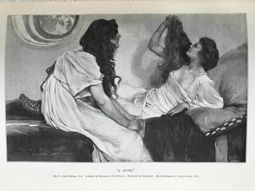 31*24cm！1889年 艺术杂志 数百幅插图 真皮精装大16开 商品图8