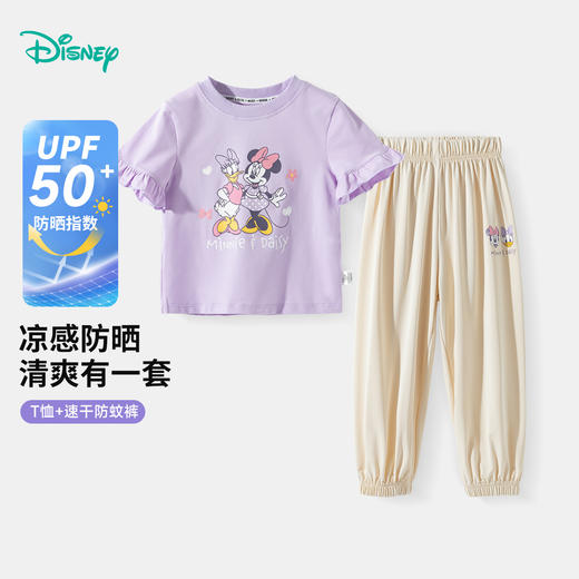迪士尼夏季女童短袖套装ZD2ET027 商品图3