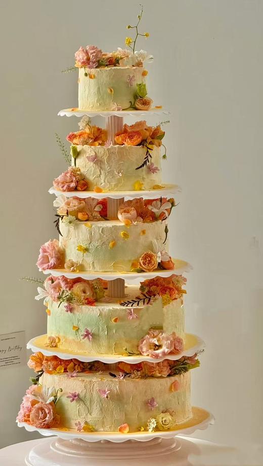 庆典丨多层圆形定制蛋糕（婚礼、纪念日、成人礼、周岁满月、祝寿等） 商品图12