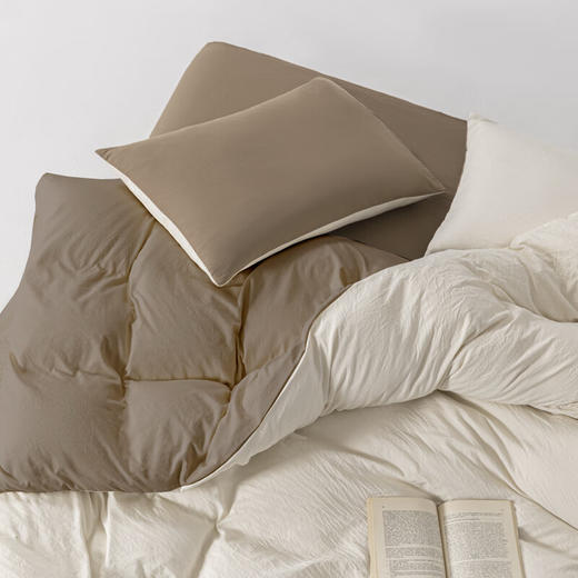 【分仓直发包邮】無印良品透气水洗棉四件套米咖MJ-T2024-0202 商品图6