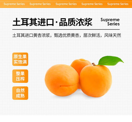 D2 【爵世糖浆系列】 黄杏饮料浓浆  1.1KG/瓶调味潮流饮品 商品图1