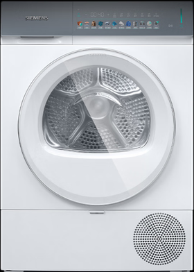 西门子（202902）（SIEMENS）小幸熨 小晶钻版10公斤滚筒iQ500变频热泵烘干机家用干衣机 冷凝器自清洁 劲风动力系统 WQ55K7U00W