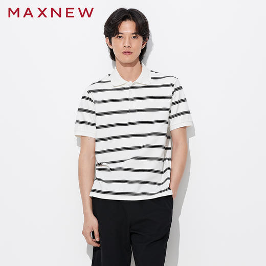 【POLO】条纹短袖POLO 1P2111104 商品图0
