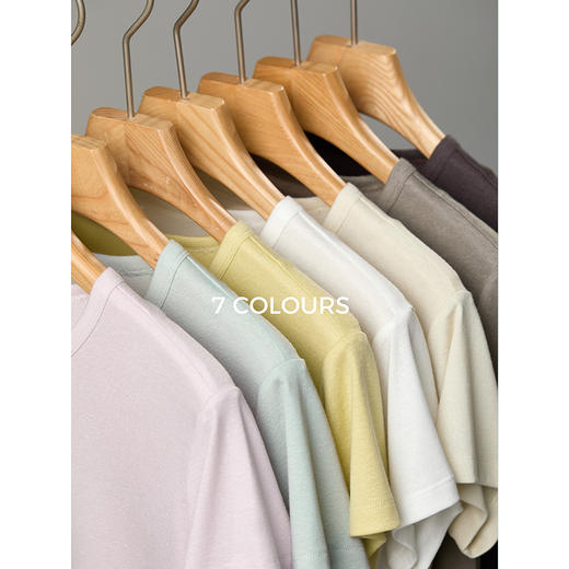 棉仓363601058-初棉臻麻雪花短袖T恤 商品图3