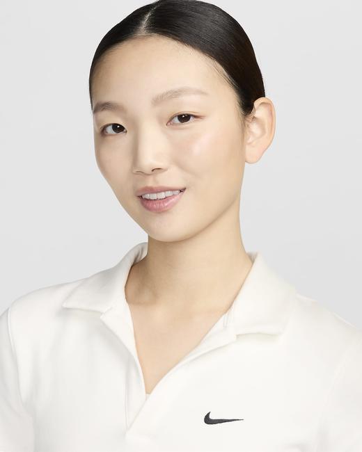 Nike 耐克Sportswear Essential 女子短袖翻领上衣 polos短TDV7885-133 商品图2