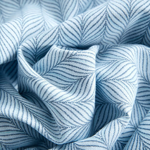 【分仓直发包邮】无印良品抗菌长绒棉四件套（几何秘境/秋波蓝）MJ-T2024-0296 商品图5