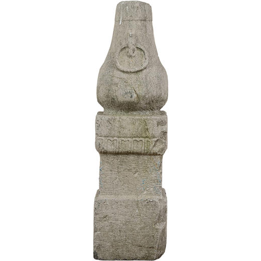 清	石雕环耳赏瓶柱形座 商品图5