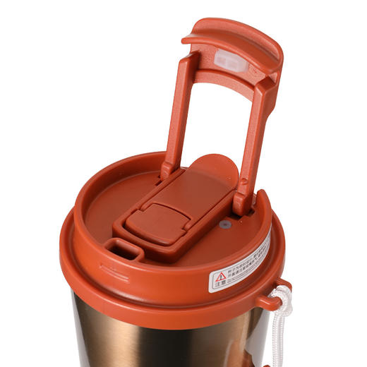 TD50203820  独角犀 Rhino.life我犀艺术家系列 双饮咖啡杯 鎏金橙 500ml 商品图2