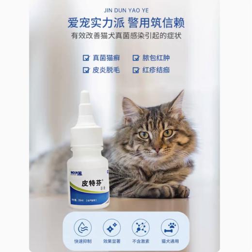 金盾皮特芬溶液 猫藓狗藓外用猫癣专用狗狗真菌皮肤病脱毛藓 商品图1