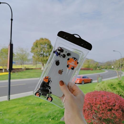 【手机防水套，漂流游泳必备！】卡通气囊手机防水袋保护套 漂流游泳防水套 触屏漂浮手机套手机壳-QQ 商品图4