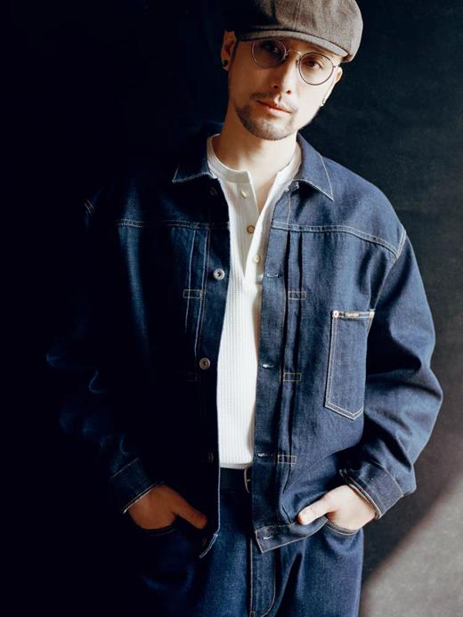 SUPERTOFU(SPTF) /RC-SS25-J210/ 麦穗工字扣 木梭机领唛 12.3oz牛仔 TYPE1夹克 商品图0