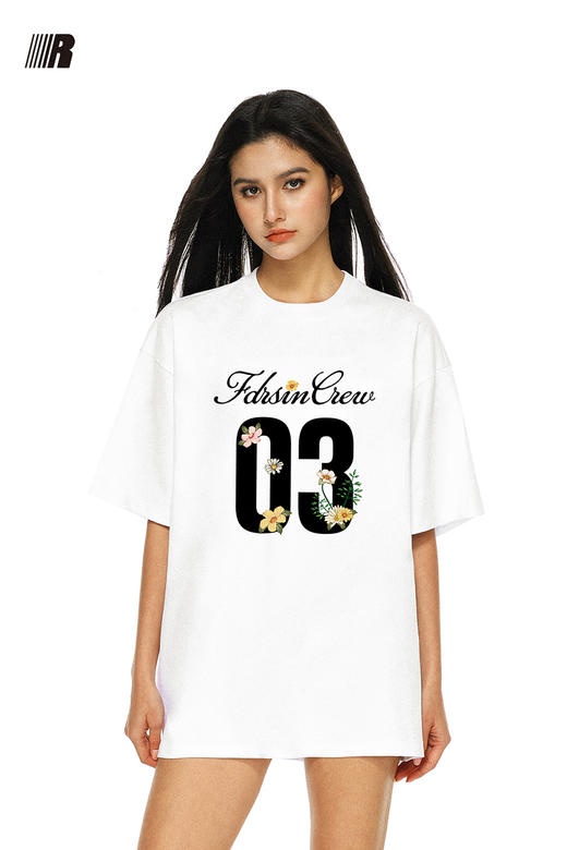 FDR官方店 园林花园03印花短袖T恤男女夏季美式宽松情侣体恤上衣 商品图5