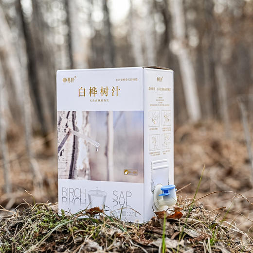嘉桦纯白桦树汁水饮料有机森林桦树原液植物饮品2.5L盒装(非浓缩)【顺丰发出退货需支付实际拦截费用】 商品图0