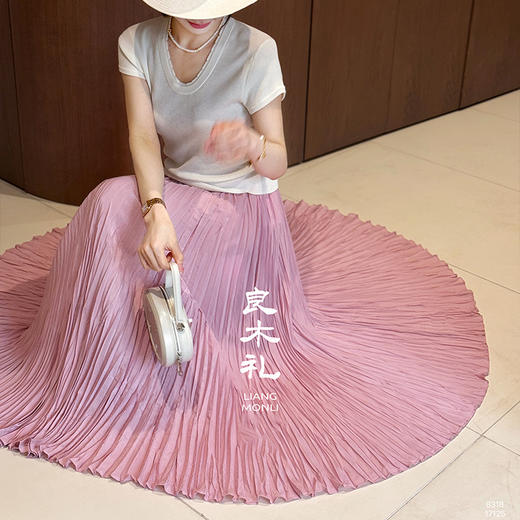 【部分现货】良木礼褶皱夏季半裙（17125） 商品图1