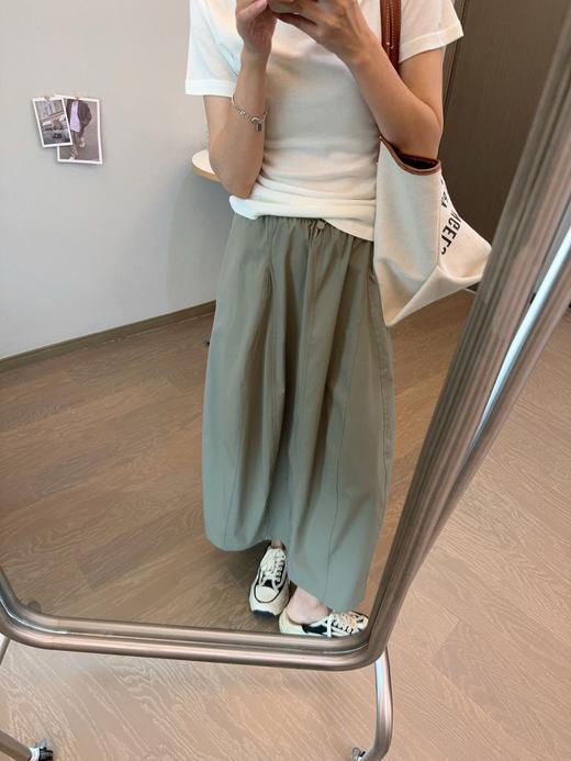 553 轻量复合防晒松紧腰A字宽松百搭工装半身裙 PJ978 商品图3