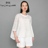 RSG郭培成衣品牌设计感蝙蝠衫廓形蕾丝拼接浪漫T恤衫 商品缩略图0